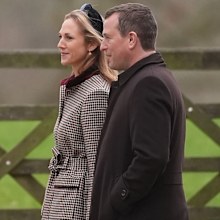 Harriet Sperling and Peter Phillips attend the Sunday morning church service at St Mary Magdalene church in Sandringham, Norfolk. Sunday December 28, 2025.
