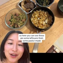 TikTok trend girl dinner catherine anne chiang