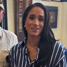 Meghan, Duchess of Sussex recorded a sweet message to a fan after appearing at Bondi Beach