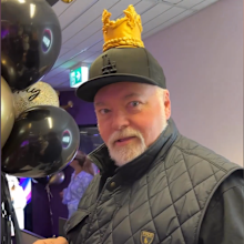 Jackie O surprises Kyle Sandilands for his birthday.