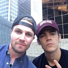 The Flash, Grant Gustin, Stephen Amell, Hartley Sawyer, firing, reaction