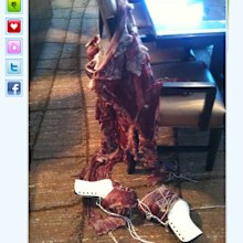 lady gaga meat dress beef jerky Lady Gaga's 'meat dress' goes to Rock Hall of Fame  San Diego Union-Tribune