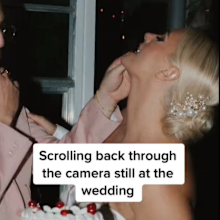 wedding photographer fluke shot shows diamond from ring missing later found