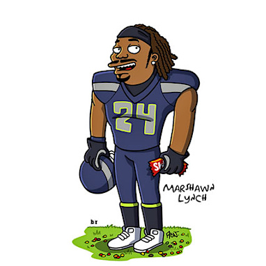 Seattle Seahawks running back Marshawn Lynch