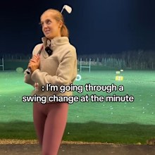Pro golfer georgia ball mansplain video