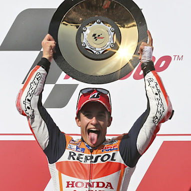 Marc Marquez has won his first Australian MotoGP.