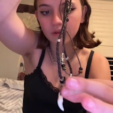 Bella Moscardini tiktok temu necklace real tooth