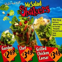 McDonald's salads