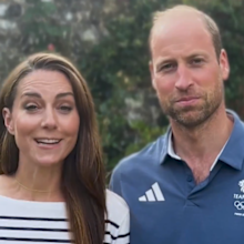 Prince and Princess of Wales video Olympics