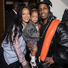 Rihanna and ASAP Rocky with their son Riot
