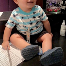 Toddler strip club desk