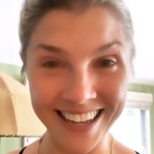 Amanda Kloots says Nick Cordero is slowing opening his eyes.