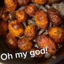 Airfryer hack for crispy roast potatoes costs less than $2