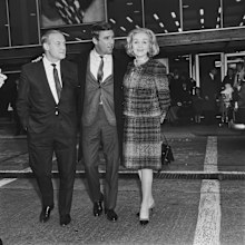 Musician Burt Bacharach dies aged 94 American composer Burt Bacharach (centre) is met by German-born actress and singer Marlene Dietrich (1901 - 1992) at London Airport, for a visit to the UK, 21st November 1964 