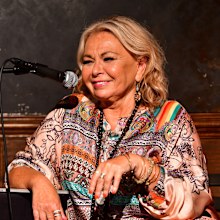 Roseanne Barr on stage