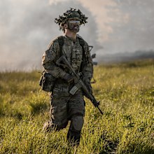 Crown Prince Christian of Denmark completes his military service, qualifying as a Guards Hussar by doing a four-day REX challenge, May 15, 2025.