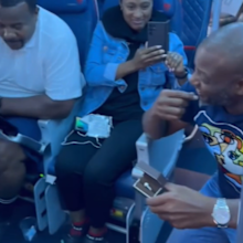 marriage proposal on a plane