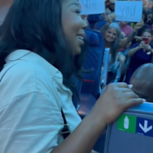 marriage proposal on a plane