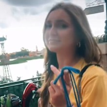 Dress coded backless top Disney world
