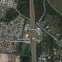 Police had blocked the offramp leading to a local BP service station as a result,. 