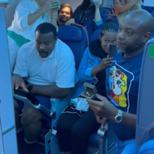 marriage proposal on a plane