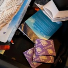 Wife finds husband's cheating stash