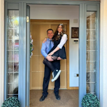Jenna and her dad