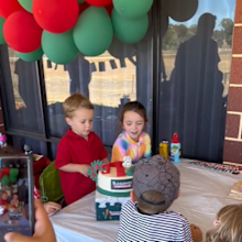 Little Remy couldn't wait to blow out his birthday candles.