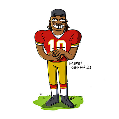 Washington Redskins quarterback Robert Griffin III