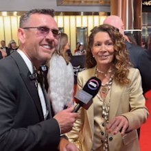 Intern Pete apologises to Kitty Flanagan for stealing Logie