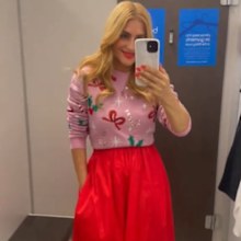 kmart red dress Kmart Woman Red Dress