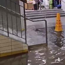 Town Hall station flooding