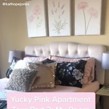 Pink apartment