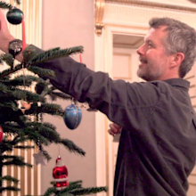 Danish royal family Christmas tree video