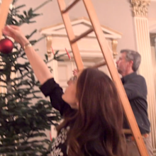 Danish royal family Christmas tree video