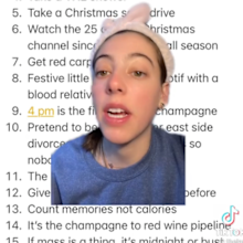 Woman on TikTok shares her strict Christmas Eve rules
