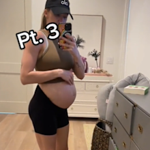 Pregnancy optical illusion