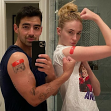 Joe Jonas and Sophie Turner get their COVID-19 vaccinations