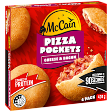 McCain Australia today announced an immediate recall of our Pizza Pockets Cheese & Bacon 400g product sold through major retailers nationwide.