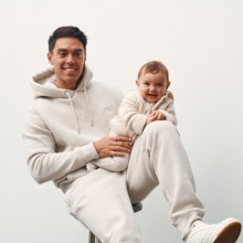 John Pearce with son Henry