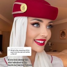 Emirates flight attendant 