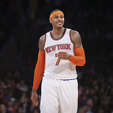 Carmelo Anthony is the main attraction at the Madison Square Garden. (AAP)