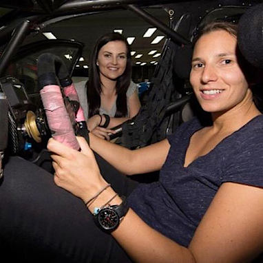 She was an inspiration to Simona de Silvestro (R) and Queenslander Renee Gracie.