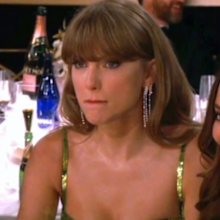 Taylor Swift at the Golden Globes