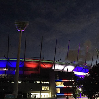 As did the Melbourne Cricket Ground.