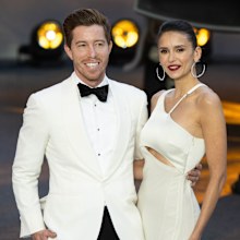 Shaun White and Nina Dobrev attend the UK Premiere and Royal Film Performance of "Top Gun: Maverick."