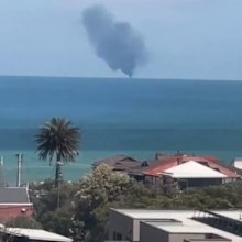 The boat caught fire five or six kilometres off the coast of Carrum.