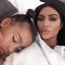 Kim Kardashian, North West, Instagram photo