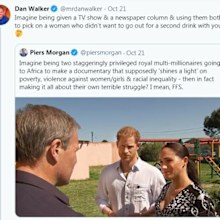 Piers Morgan and Dan Walker's Twitter war