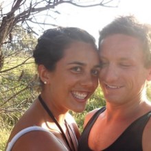 Turia Pitt and Michael Hoskins